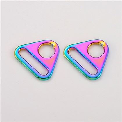 Bokkla tal-Konnessjoni tal-Bokkla Rainbow trijanglu tal-Metall